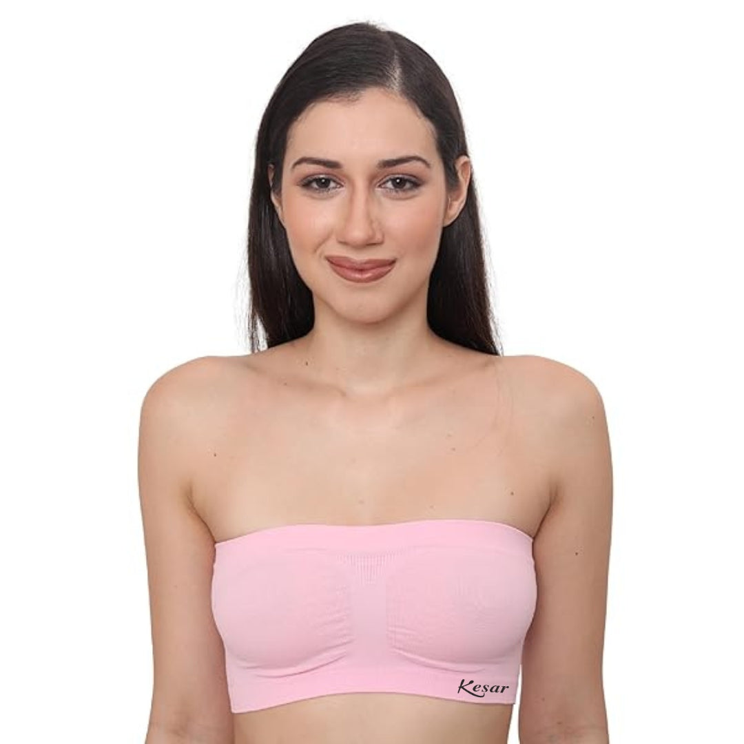 Kesar lingeries tube bra for women pack of 3