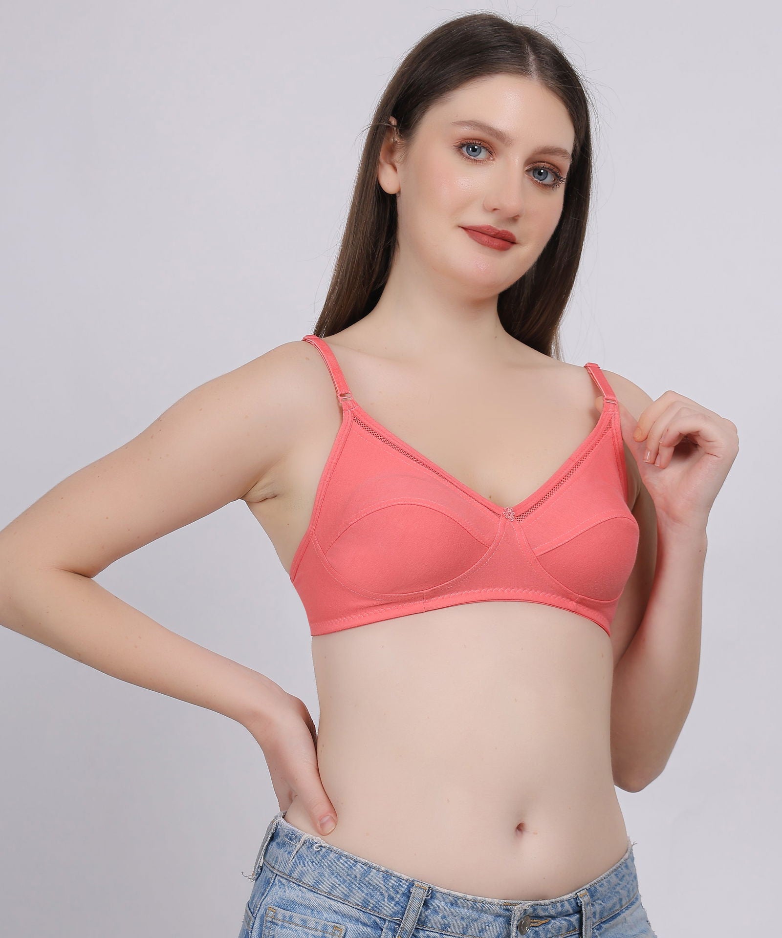 Comfee Wire-Free Full Coverage Comfort Bra - Kesar Lingeries