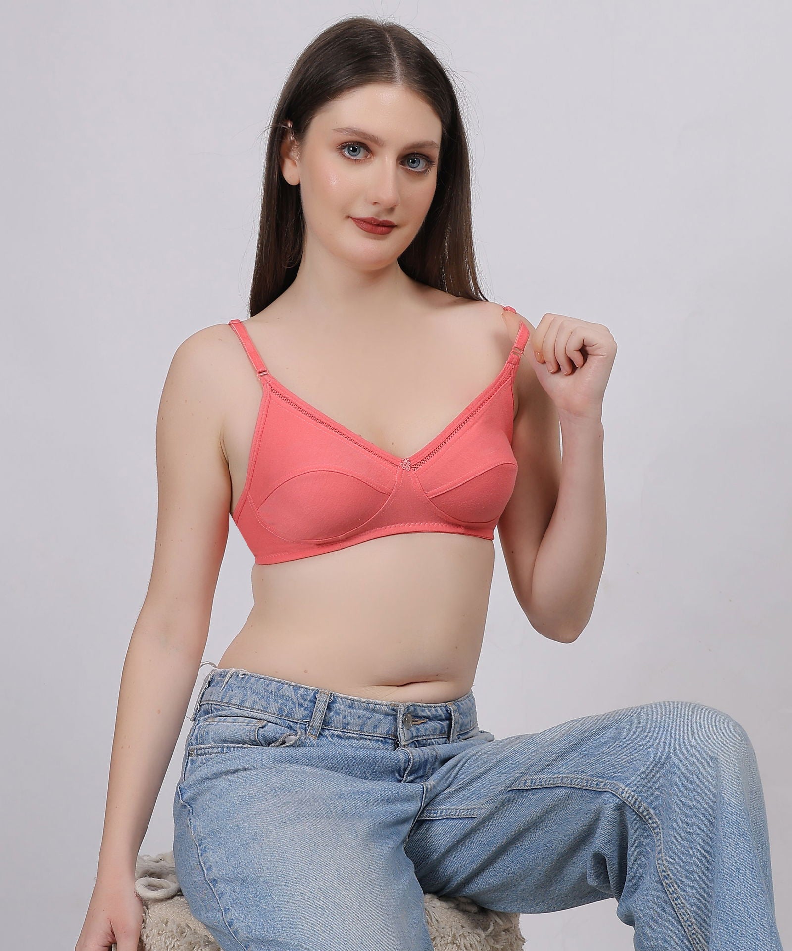 Comfee Wire-Free Full Coverage Comfort Bra - Kesar Lingeries