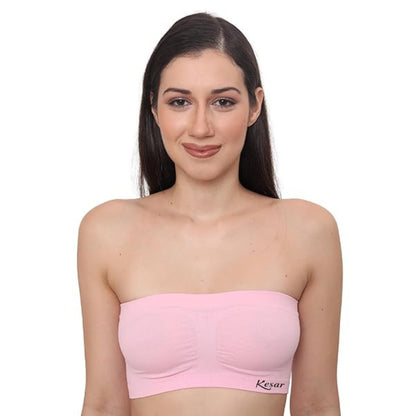 Kesar lingeries tube bra for women pack of 3