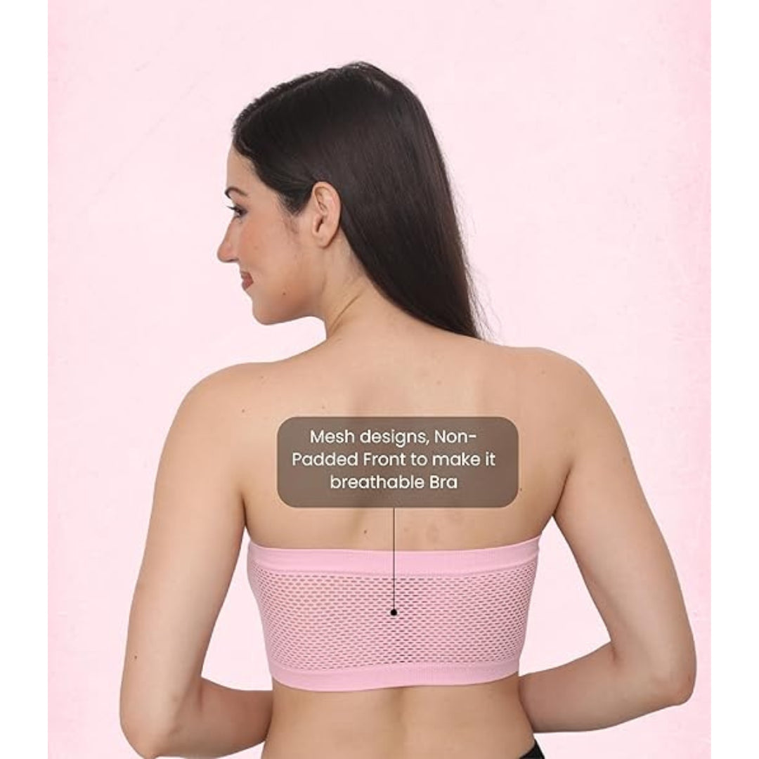 Kesar lingeries tube bra for women pack of 3