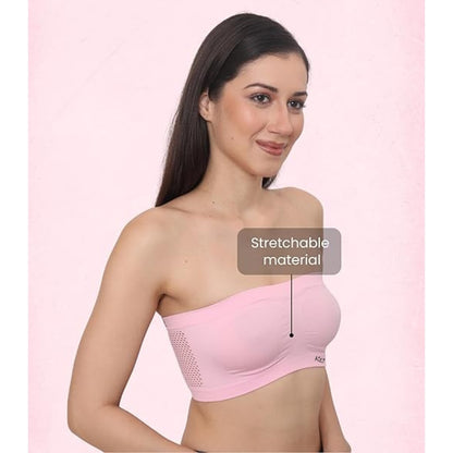 Kesar lingeries tube bra for women pack of 3
